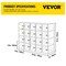 Cell Phone Locker 20 Compartments, Acrylic Wall Cabinet with Locks
